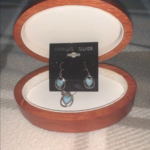 Sterling Silver Blue Earrings